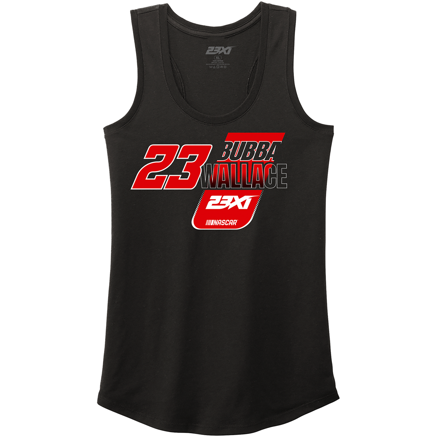 LADIES BUBBA WALLACE BLACK TANK