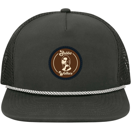 PVC PATCH BLACK FRONT 9 HAT