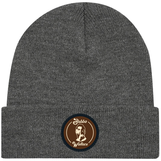 PVC PATCH CHAROCAL CUFF BEANIE