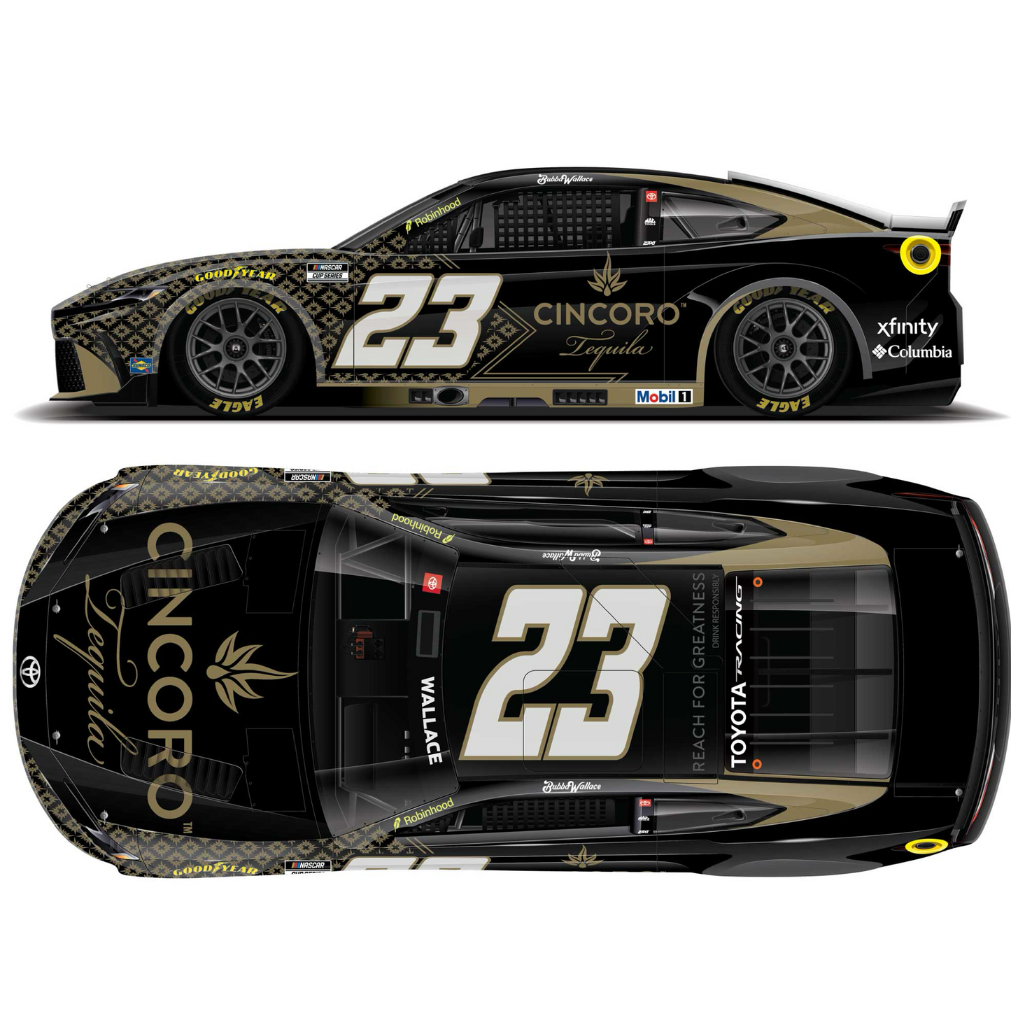 *PRE-ORDER* 2026 CINCORO TEQUILA AUTOGRAPHED ELITE REGULAR PAINT 1:24 DIE-CAST