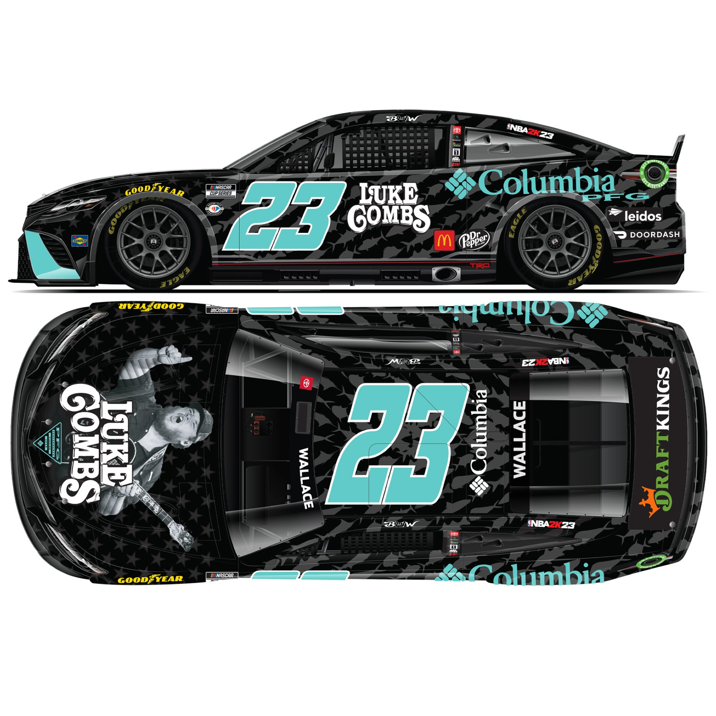 **PRE-ORDER** 2023 COLUMBIA LUKE COMBS ELITE REGULAR PAINT 1:24 DIE-CAST