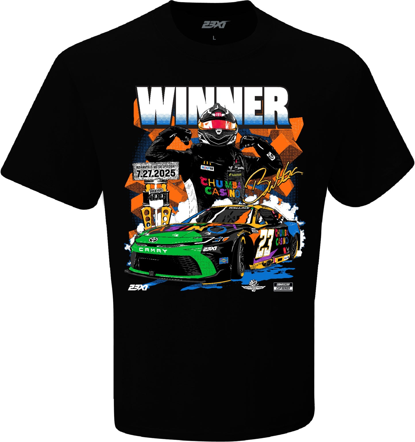 INDIANAPOLIS BRICKYARD 400 WIN TEE OPTION #2