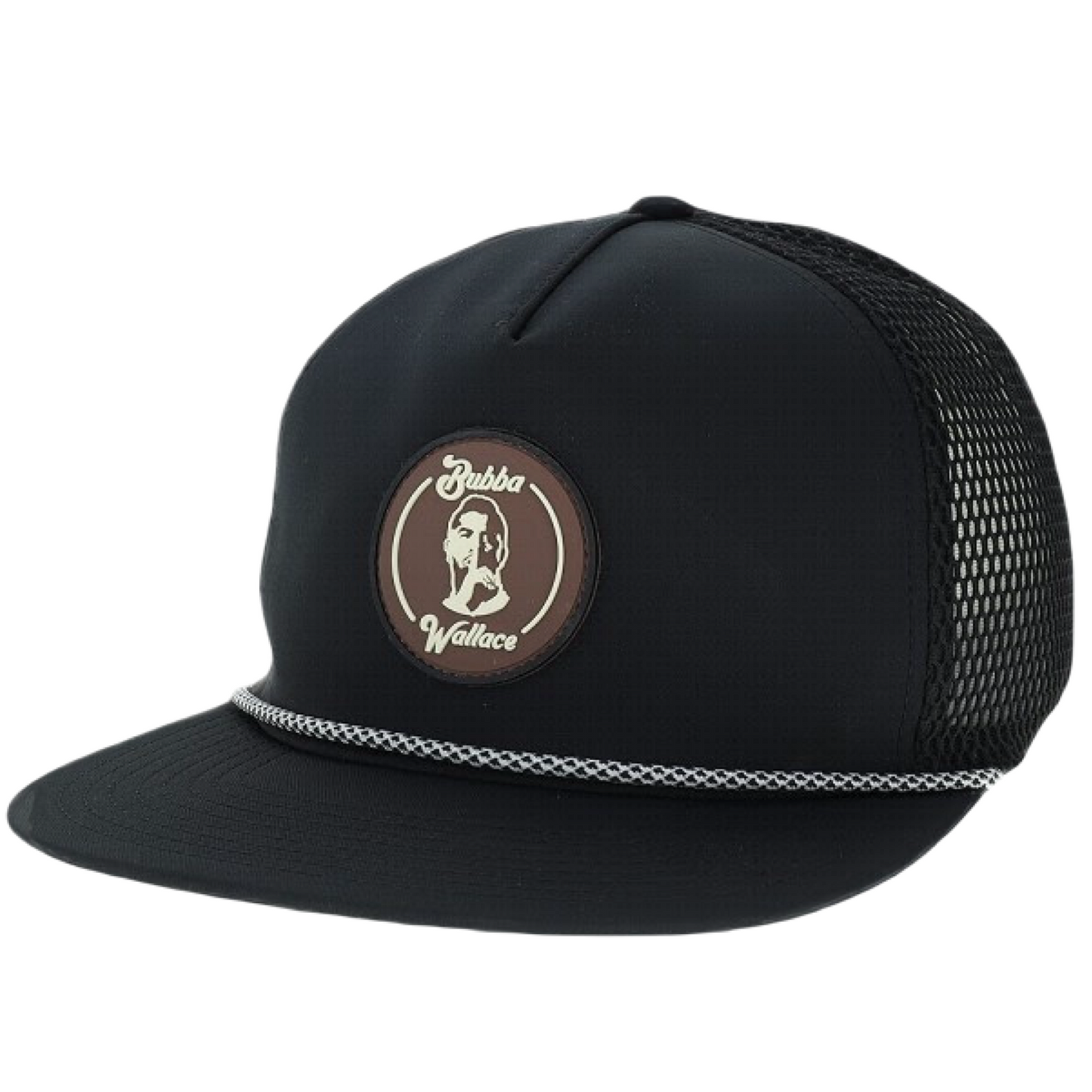 PVC PATCH BLACK FRONT 9 HAT