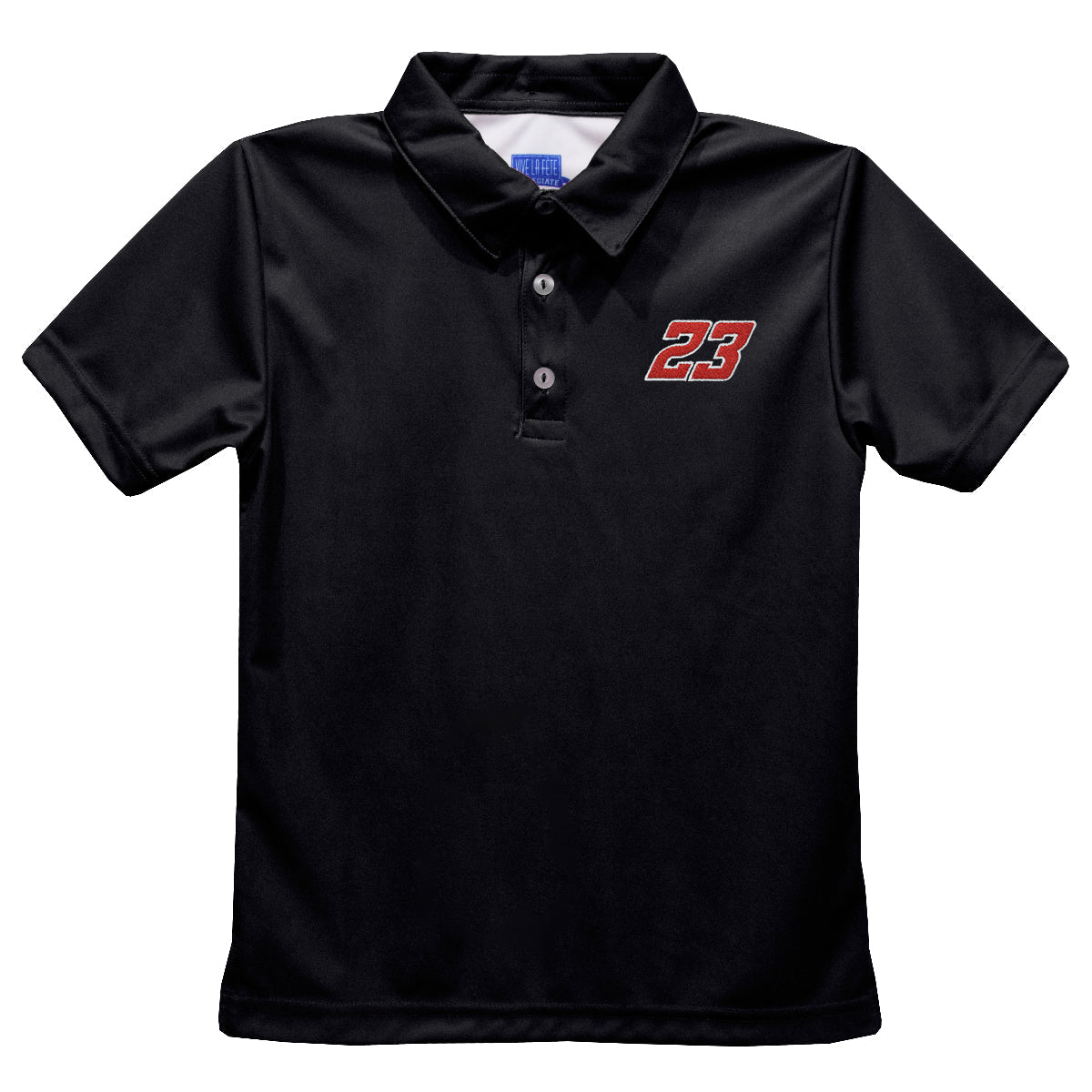 Bubba Wallace Vive La Fete Solid Polo - Black