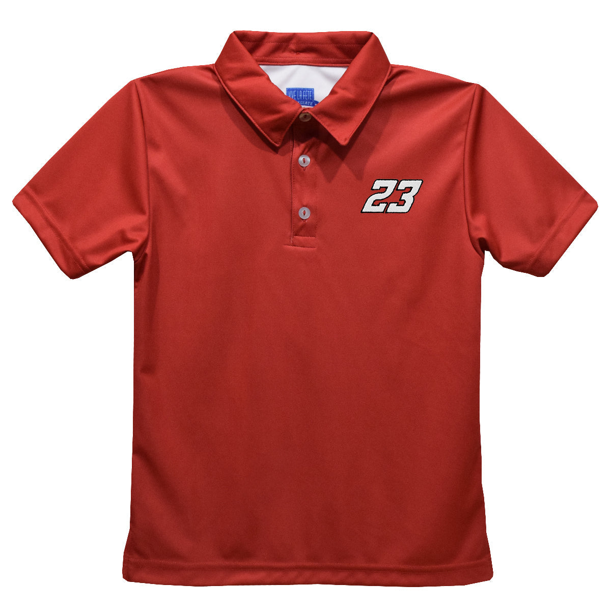 Bubba Wallace Vive La Fete Solid Polo - Red