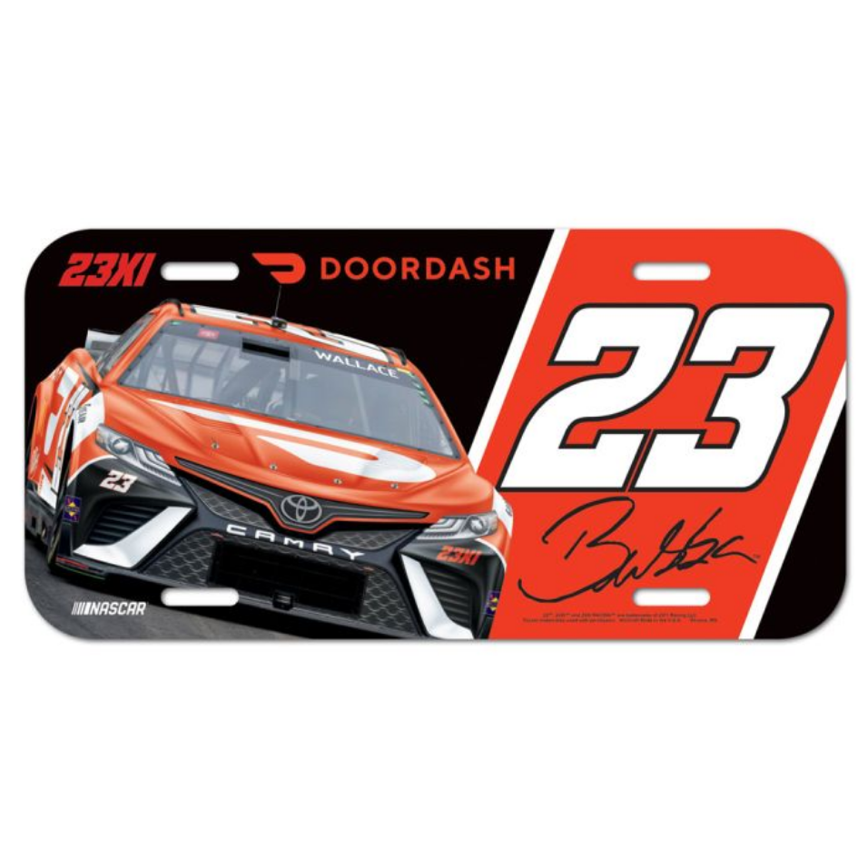 DOORDASH PLASTIC LICENSE PLATE