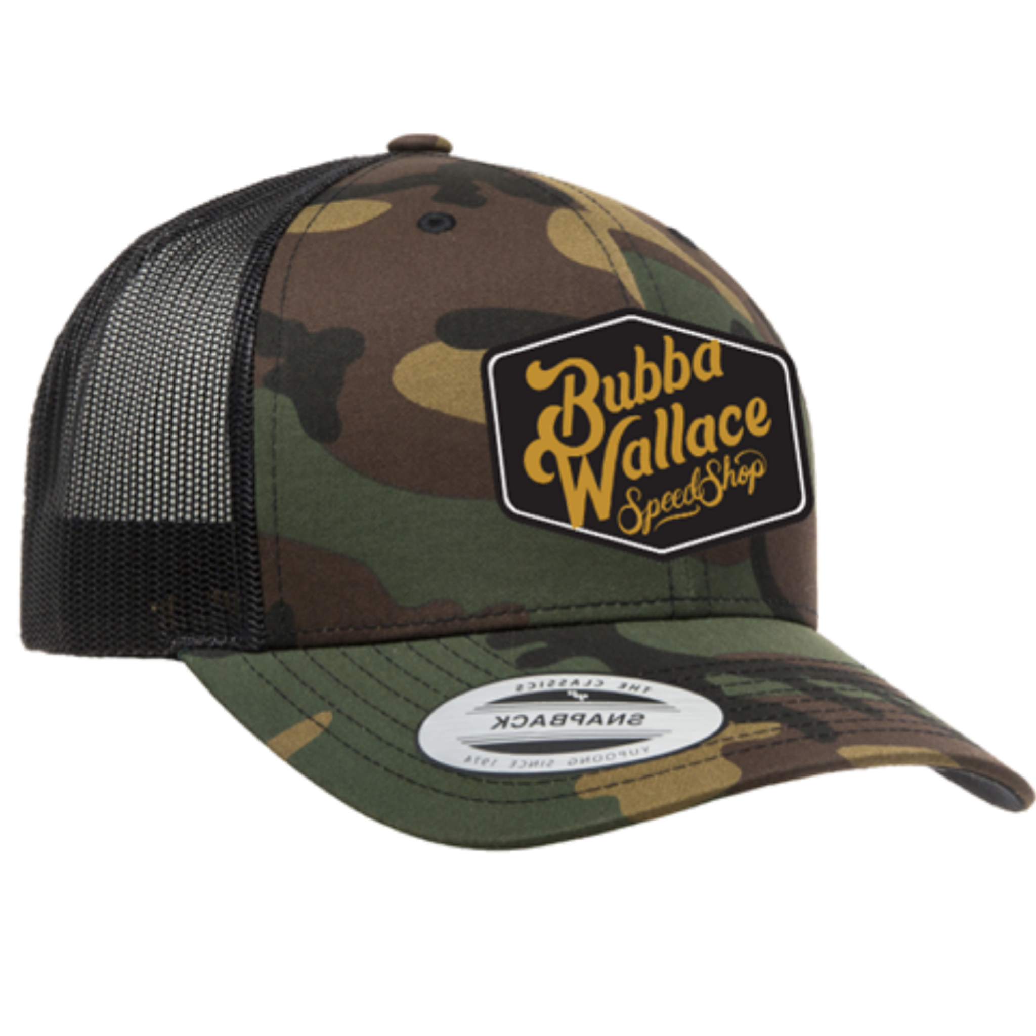 CAMO BUBBA SPEED SHOP HAT – Bubba Wallace Store