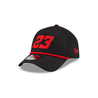 BLACK & RED 23 NEW ERA 9FORTY ROPE HAT