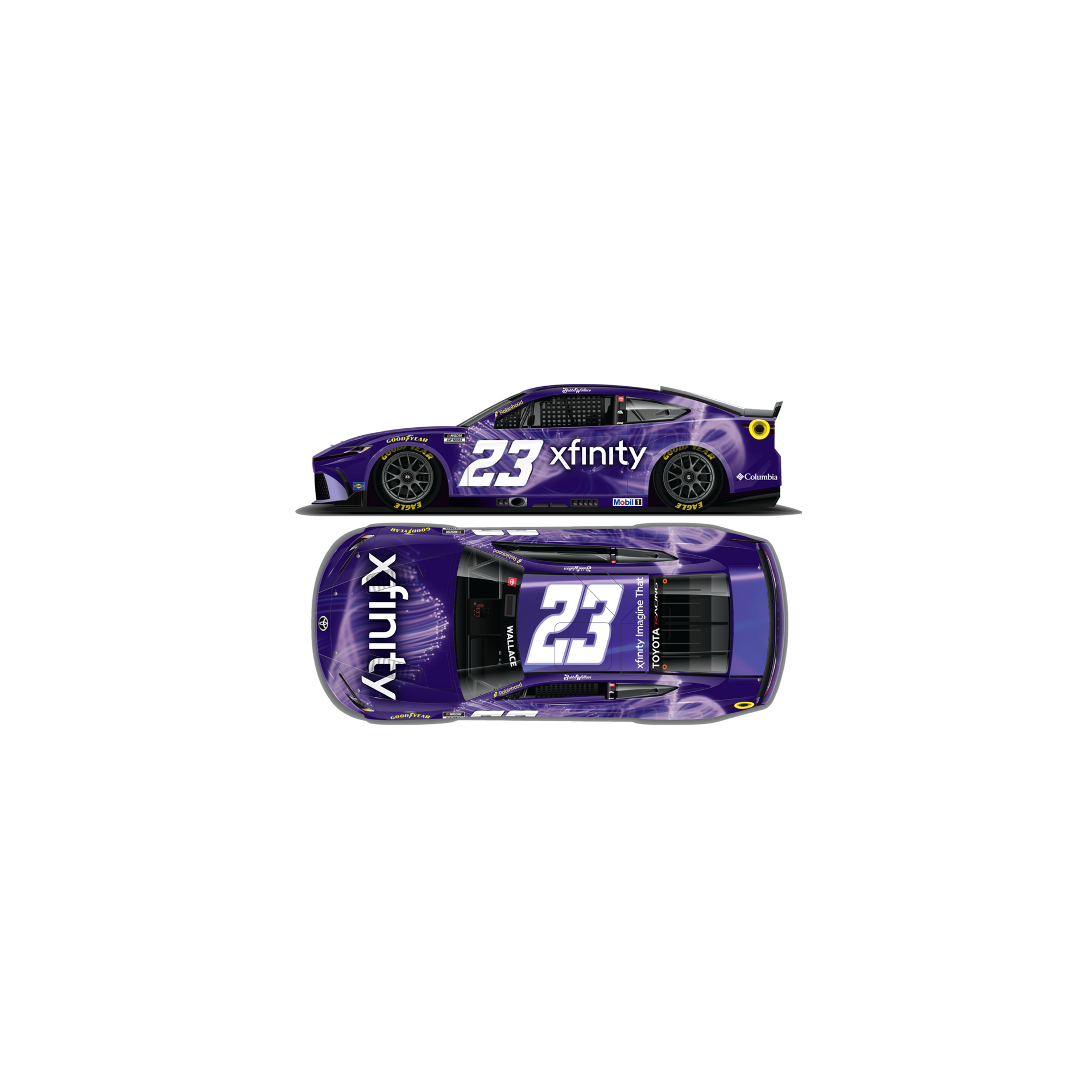 PRE-ORDER*2026 XFINITY REGULAR PAINT 1:64 DIE-CAST – Bubba Wallace