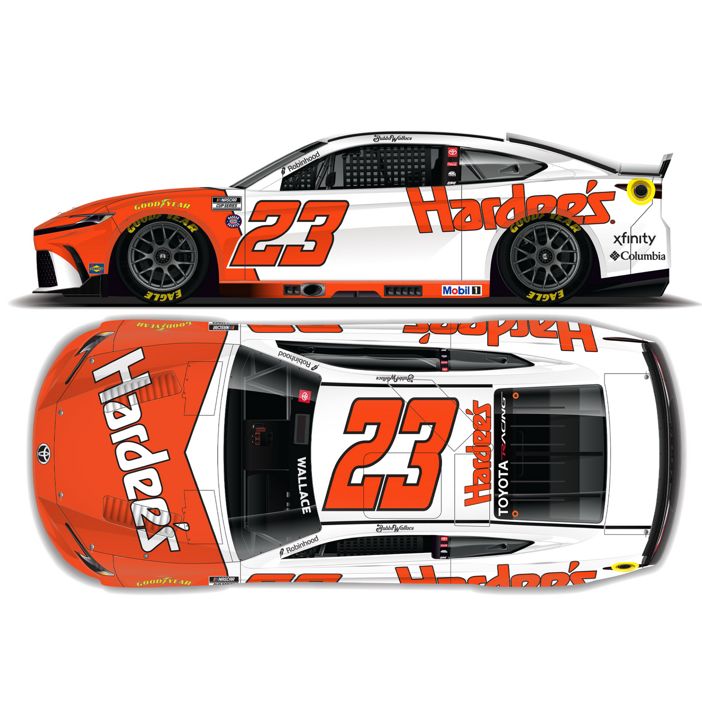*PRE-ORDER* 2026 HARDEE'S  FLASHBACK AUTOGRAPHED ELITE REGULAR PAINT 1:24 DIE-CAST