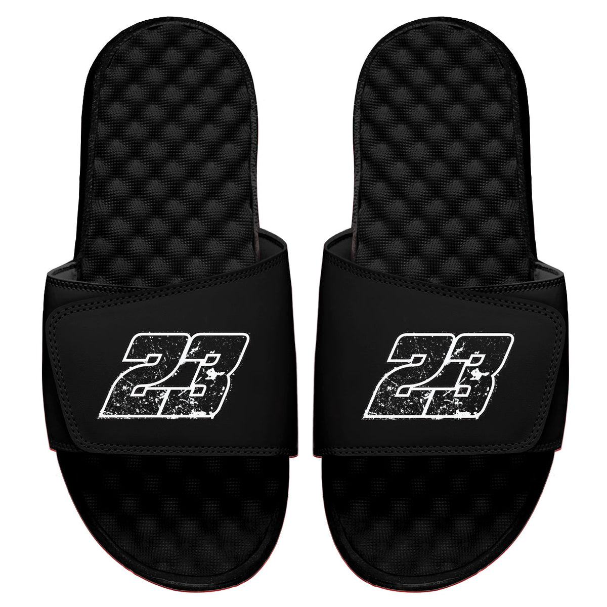 Bubba Wallace 23 Distressed Slides