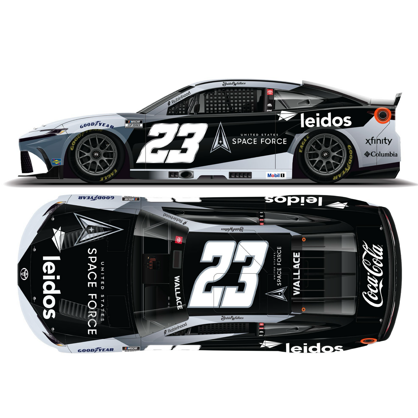 **PRE-ORDER** 2025 LEIDOS SPACE FORCE  AUTOGRAPHED ELITE REGULAR PAINT 1:24 DIE-CAST