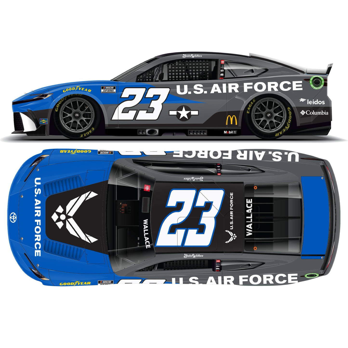 **PRE-ORDER** 2024 AIR FORCE AUTOGRAPHED ELITE REGULAR PAINT 1:24 DIE-CAST