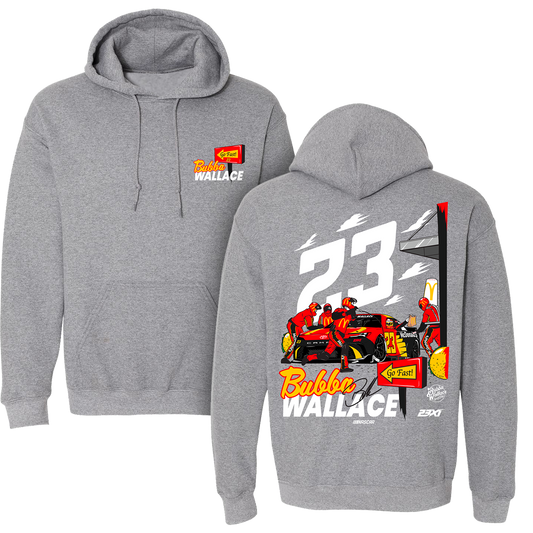 GREY GO FAST HOODIE