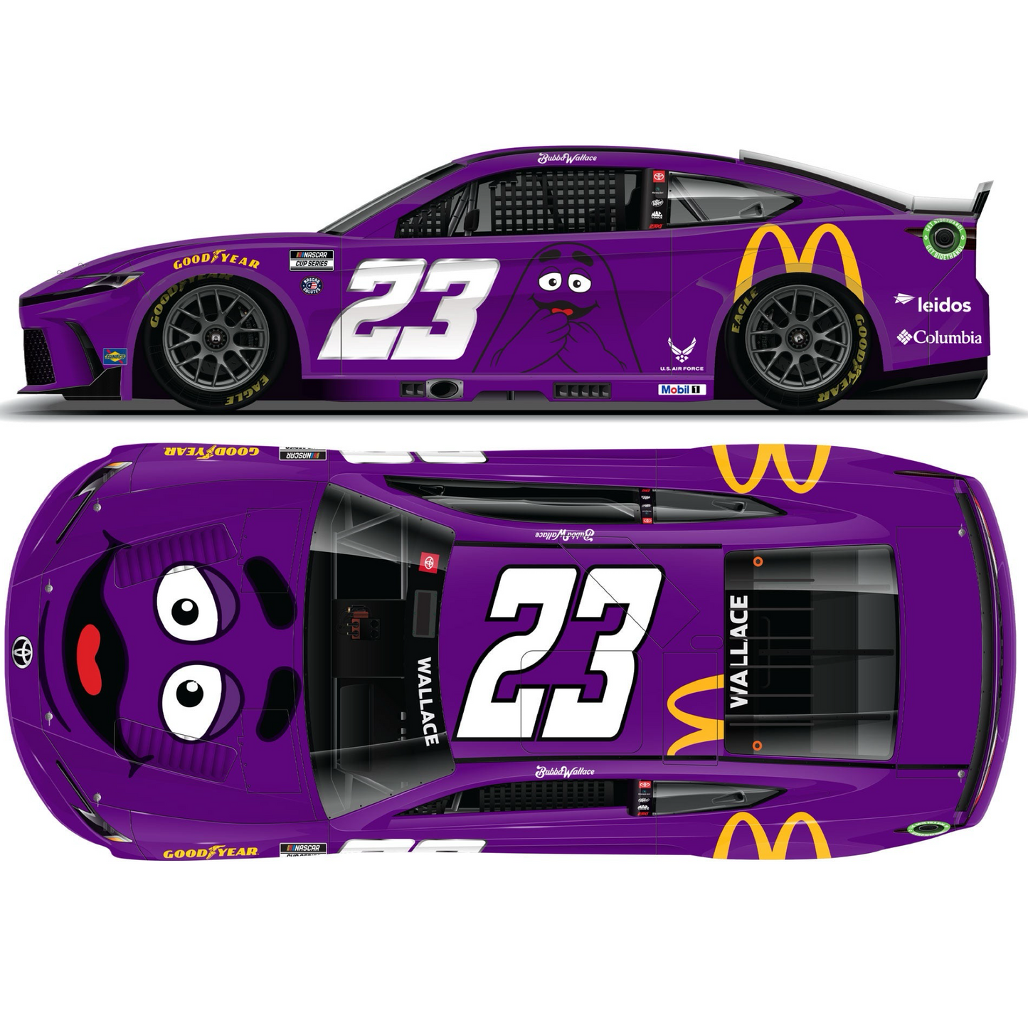 **PRE-ORDER** 2024 GRIMACE AUTOGRAPHED ELITE REGULAR PAINT 1:24 DIE-CAST