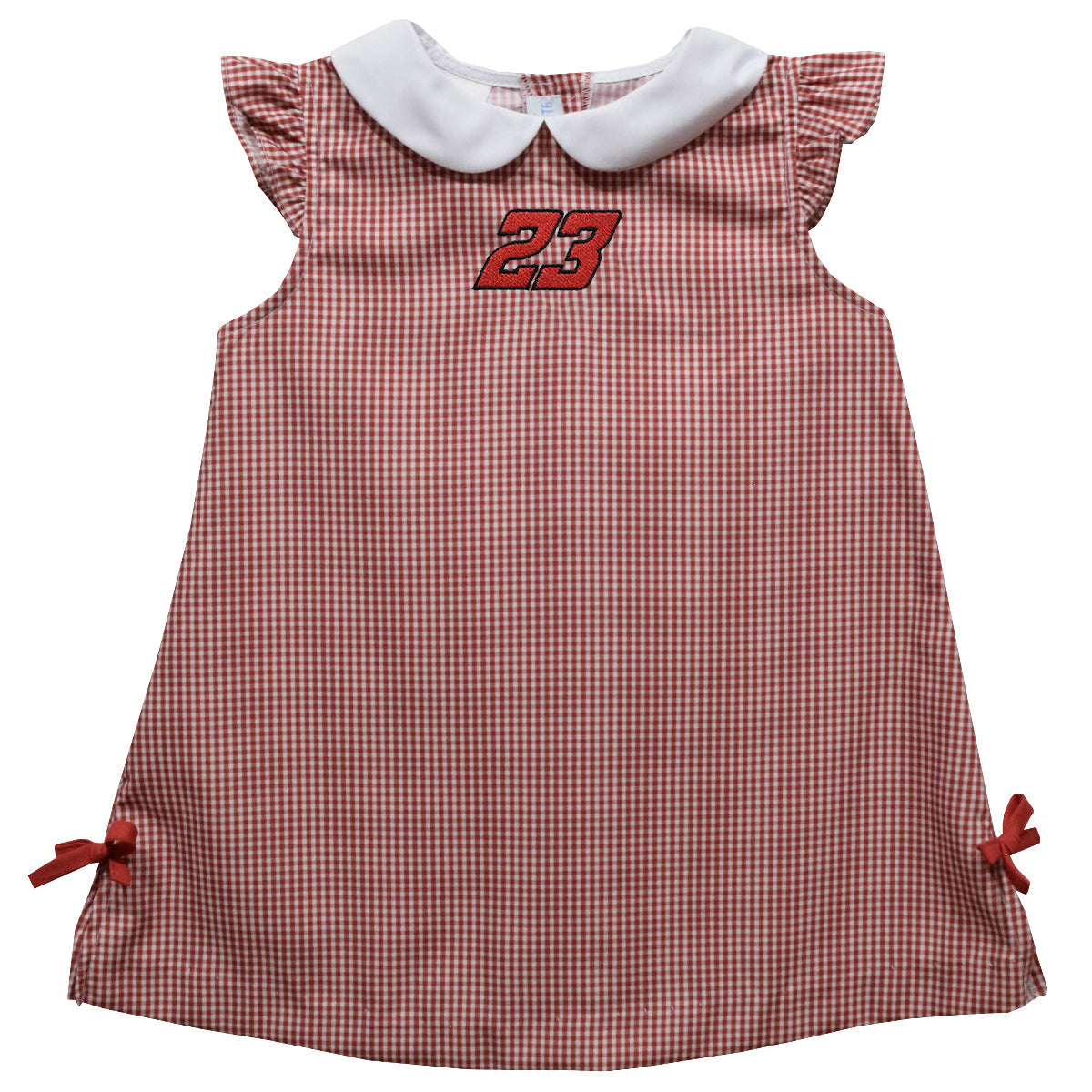 Bubba Wallace Vive La Fete Gingham A-Line Dress - Red