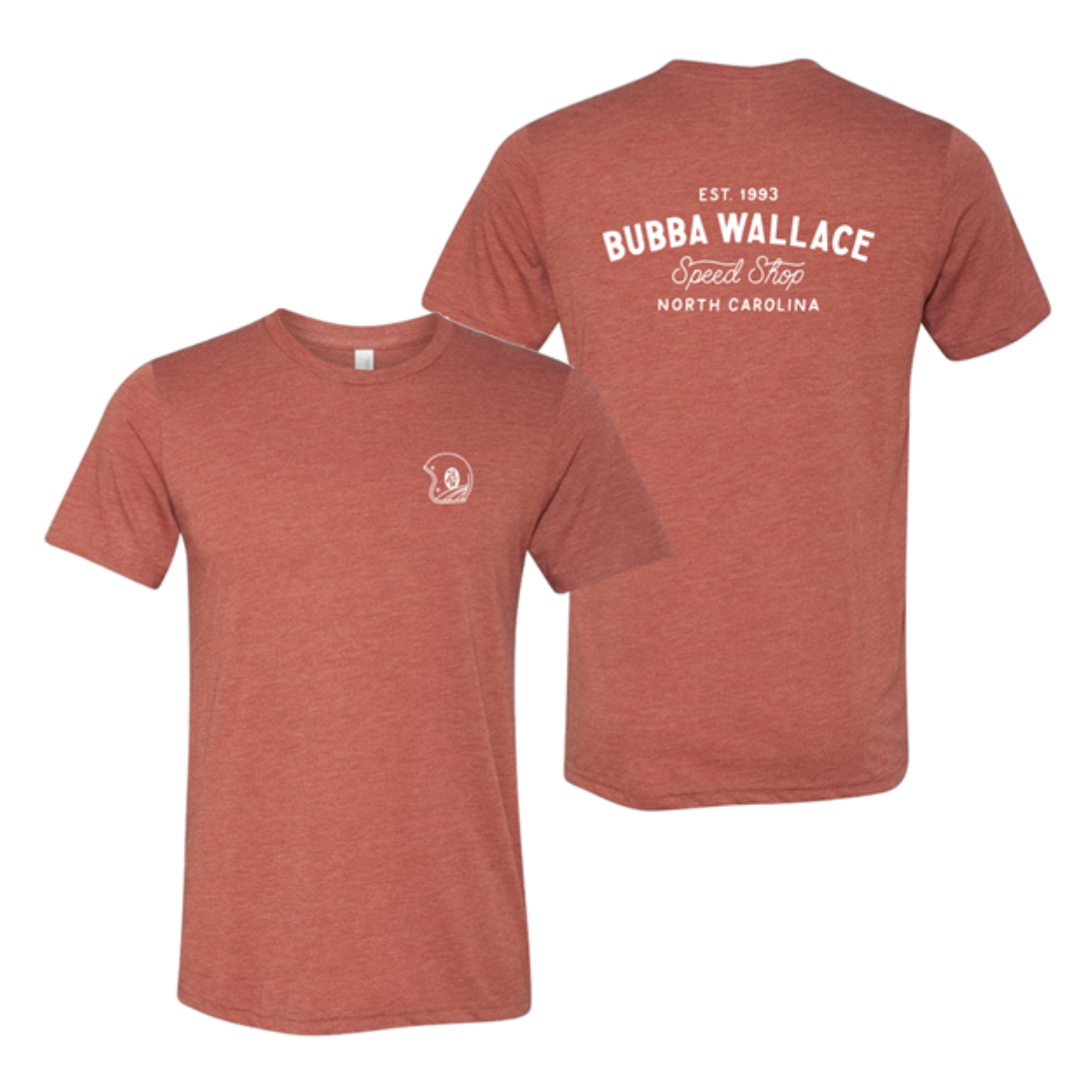 RED BUBBA WALLACE SPEED SHOP TEE